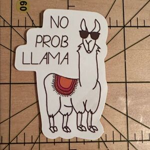 💜13/$13 +Bundle Sticker Sale | Llama Animal Waterproof Sticker